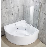 Стеклянная шторка для ванны Roxen Veria 52050-90 90х140 в Бресте