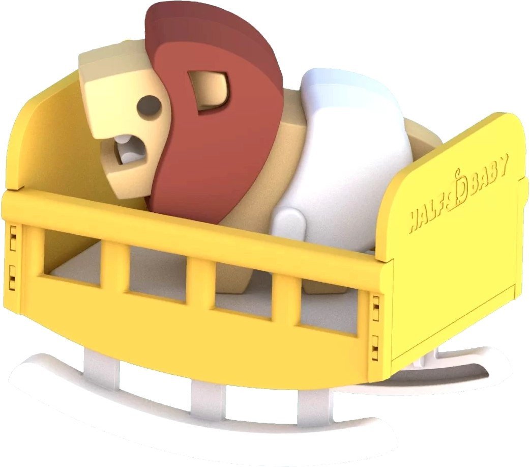 Магнитный конструктор Halftoys Baby Animal Лев HAB001