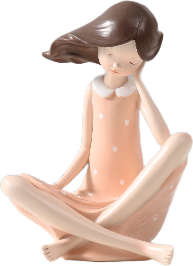 

Статуэтка Sima-Land Малышка в персиковом платье в горошек 10421053