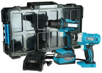 Dedra N0303G03 (шуруповерт, винтоверт, 1 АКБ, кейс)