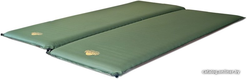 Самонадувающийся коврик AlexikA Double Comfort (зеленый) 9354.7591