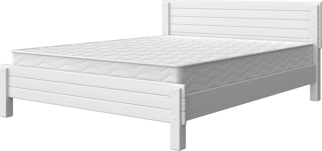 

Кровать Bravo Мебель Рейма 160x200 (белый античный)