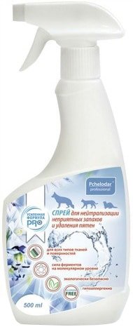 

Средство универсальное Pchelodar для нейтрализации неприятных запахов и удаления пятен 500 мл