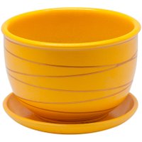 Вазон Вещицы BH-25-8 (желтый)