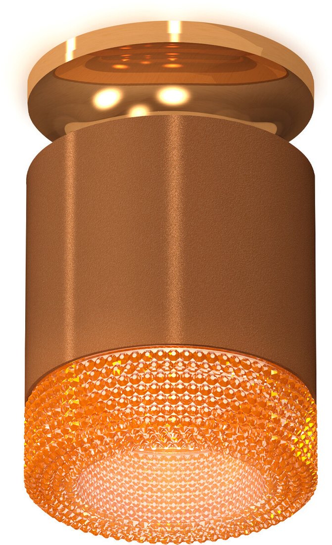

Припотолочная люстра Ambrella light Techno spot XS7404122 SCF/PYG/CF