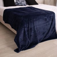 Плед Casa Conforte Nonna Inspiration 110x150 6155301 (темно-синий)