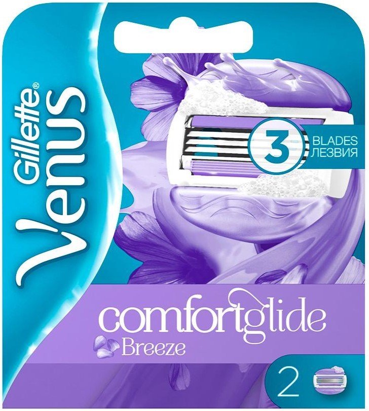 

Сменные кассеты для бритья Gillette Venus ComfortGlide Breeze (2 шт) 7702018886432