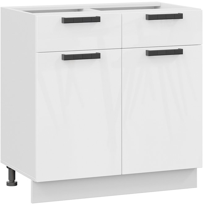 

Шкаф напольный Трия Детройт исп.2 1Н8Я1 (белый/белый глянец)