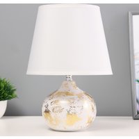 Торшер Risalux Паттио 9680028 (белый/золото)