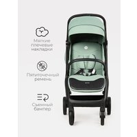 Коляска прогулочная «книга» Tomix Easy S1 (оливковый)