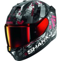 Мотошлем Shark Skwal i3 Hellcat Mat (р. S, черный матовый/серебристый/красный)