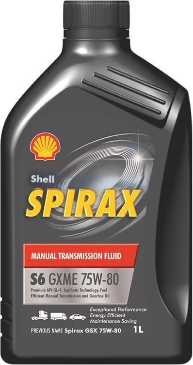 

Трансмиссионное масло Shell Spirax S6 GXME 75W-80 1л