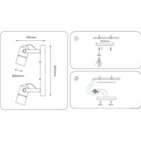 Точечный светильник Ambrella light Techno spot TA104 WH