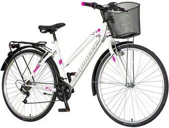 Велосипед Explorer Lady S LAD281S (белый/розовый)