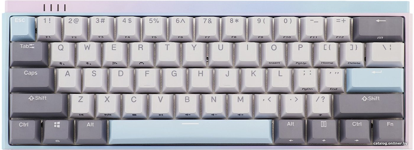 Клавиатура Durgod K330W Ice Cream (Gateron CAP V2 Crystal Brown, нет кириллицы)