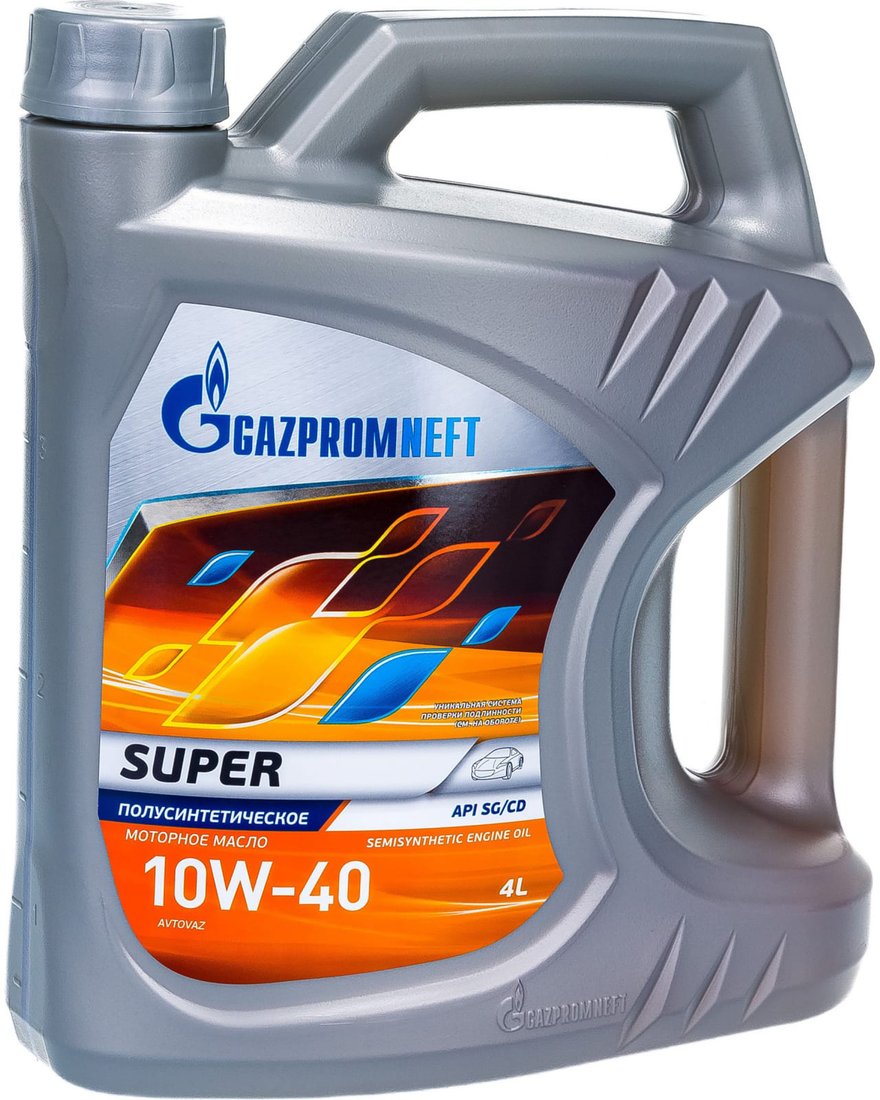 

Моторное масло Gazpromneft Super 10W-40 SG/CD 4л