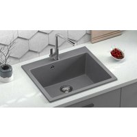 Кухонная мойка MARRBAXX Карельский камень модель 44/Q8 F044Q010 (серый/светло-серый)