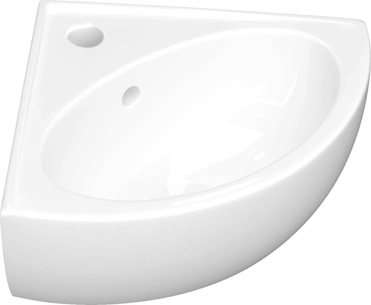 

Умывальник Керамин Угловой Лаго 55 (с отверстием и креплением)