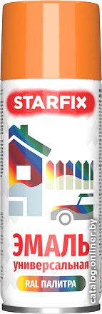 Эмаль Starfix универсальная SM-96032-1 0.52 л (оранжевый)