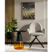 Журнальный столик Signal Tiffany A (черный/оранжевый)