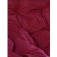 Подвесное кресло M-Group Для двоих Люкс 11510402 (черный ротанг/бордовая подушка)