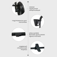 Универсальная коляска Bubago Lotta BG 150-2 (3 в 1, мокко)