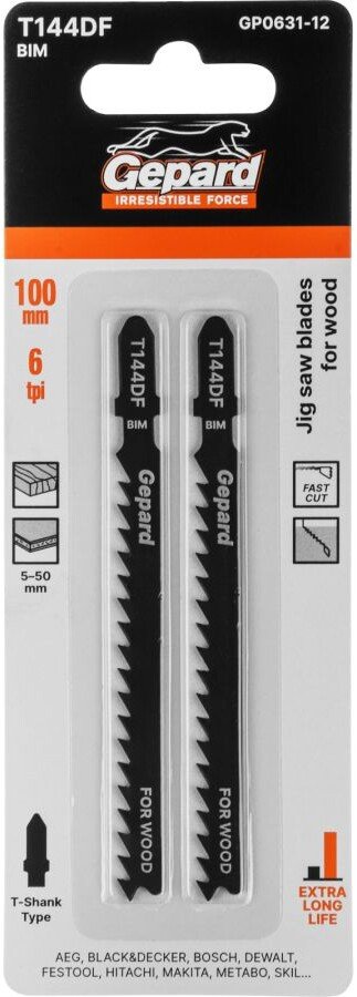 

Набор пильных полотен Gepard GP0631-12
