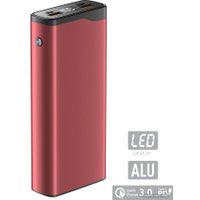 Внешний аккумулятор Olmio QL-20 20000mAh (красный)