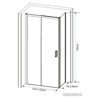 Душевой уголок Aquabath Kristal AB1077