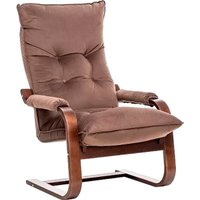 Кресло-качалка Leset Оливер (орех/коричневый)