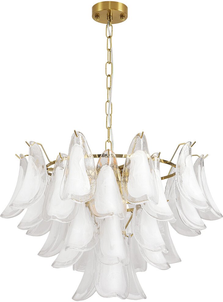 

Подвесная люстра Lumion Plume 8385/9 Neoclassi LN (золото/белый)