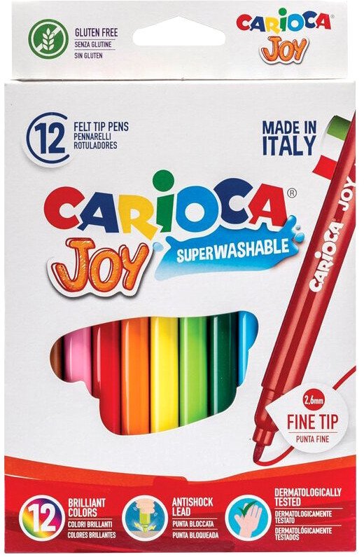 

Фломастеры Carioca Джой 40614 (12шт)