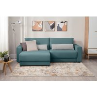 Угловой диван Mio Tesoro Таун 264 1.5ек-1.5пф (1367 серо-голубой)