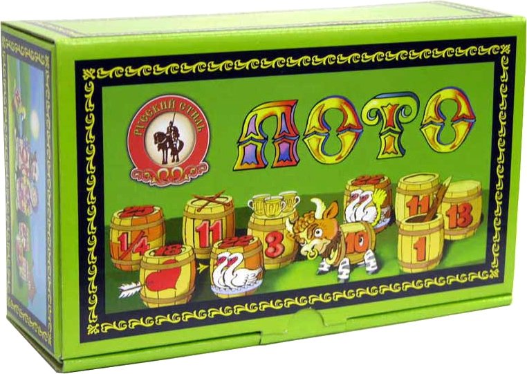 

Настольная игра Русский стиль Лото деревянное