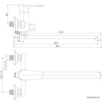 Смеситель Rossinka Silvermix RS32-32