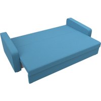 Диван Лига диванов Лига-009 124625 (рогожка амур голубой)