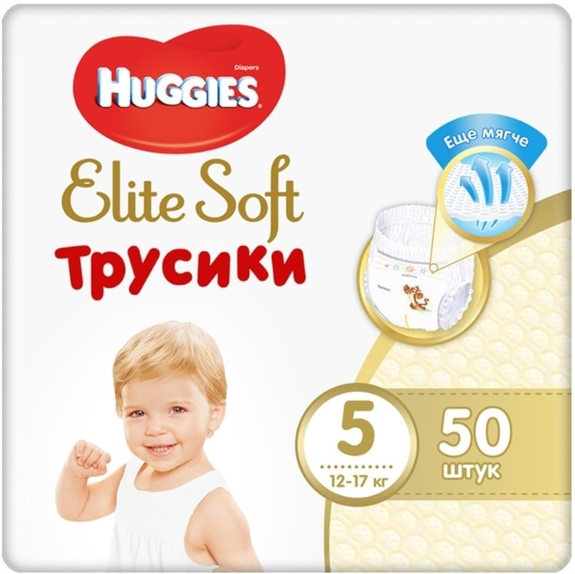 

Трусики-подгузники Huggies Elite Soft Giga 5 (50 шт)