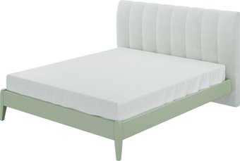 Кровать Bravo Мебель Джали Полоса 180х200 (зимняя мята/зеленый самшит)