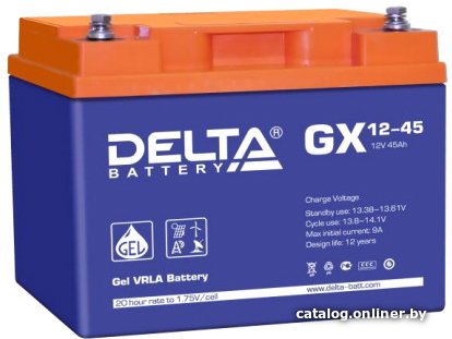 Аккумулятор для ИБП Delta GX 12-45 (12В/45 А·ч)