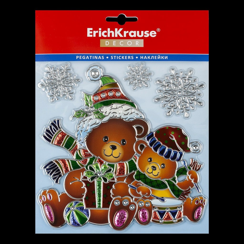 

Наклейка на окно Erich Krause Decor Медвежата 50885