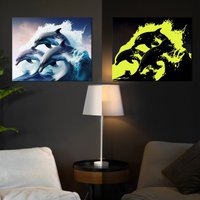 Картина по номерам Молли Дельфины в море 40x50 FHR0570