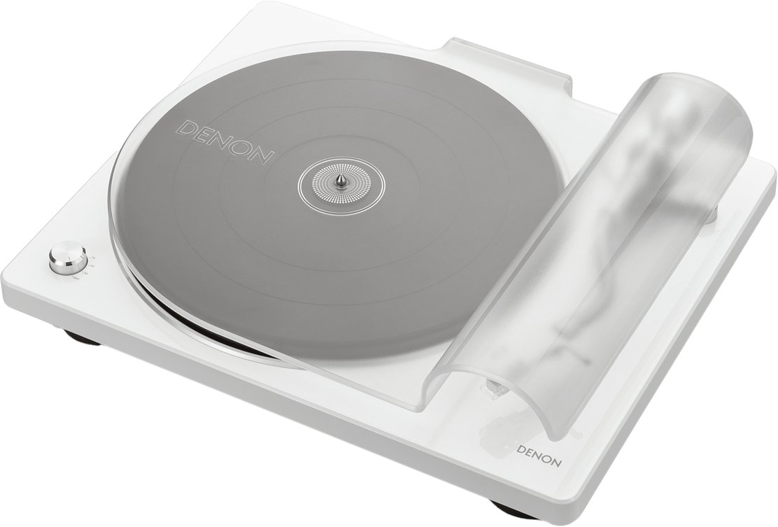 Виниловый проигрыватель Denon DP-400 (белый)