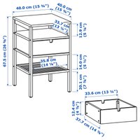 Тумба Ikea Nordkisa 60447677