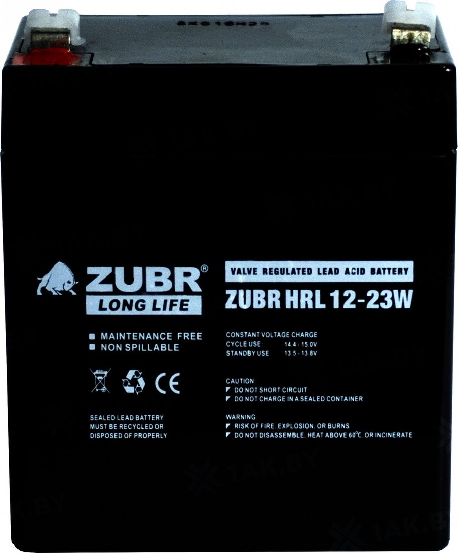 

Аккумулятор для ИБП Zubr HRL 12V23W