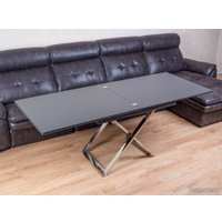 Стол-трансформер Levmar Cross P03/S79 (антрацит/нержавеющая сталь)