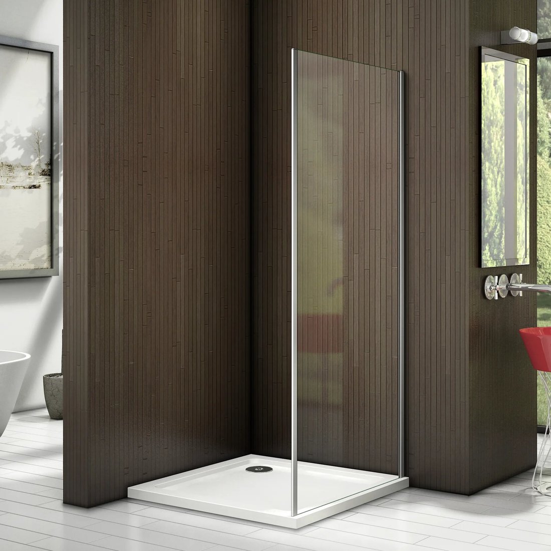 

Душевая стенка Good Door Latte SP-100-C-WE