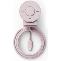 Веб-камера для видеоконференций Logitech Brio 305 (розовый)