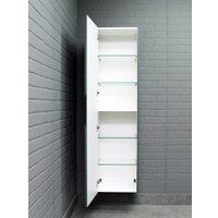  Домино Шкаф-пенал для ванной 40 Garden без ящика (зеленый)