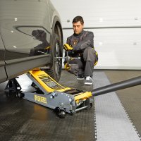 Подкатной домкрат Denzel 51271 3т