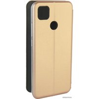 Чехол для телефона Brauffen книжка для Xiaomi Redmi 9C/10A (золотистый)